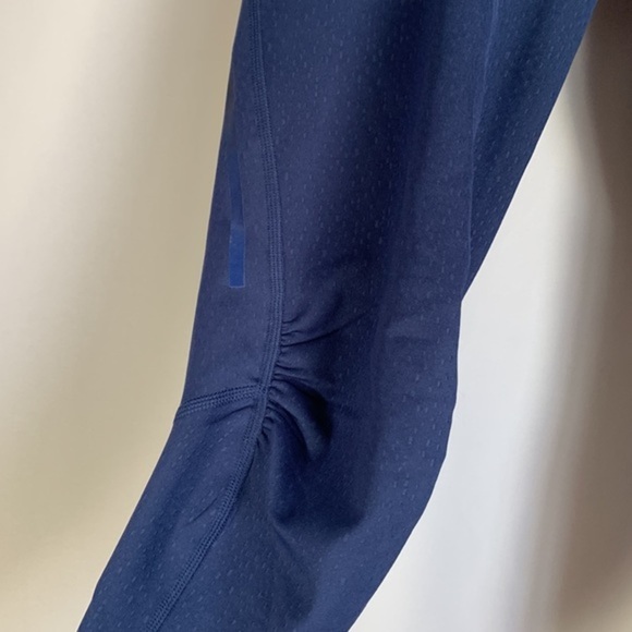 Adidas Climalite Energy Running Athletic Blue Leggings - Picture 3 of 8